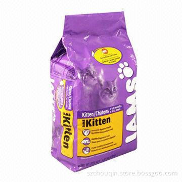 Cat Food Packaging Bag/Pouch with Side Gusset